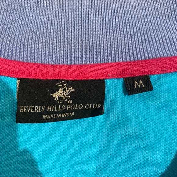 Beverly Hills Polo Club Multicolor Striped Polo Shirt - Picture 8 of 10